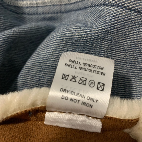 NWOT Cropped half and half jacket. XL - Picture 8 of 8